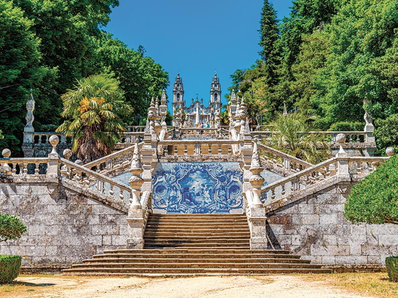 The Sanctuary of Our Lady of Remedies in Lamego, Portugal